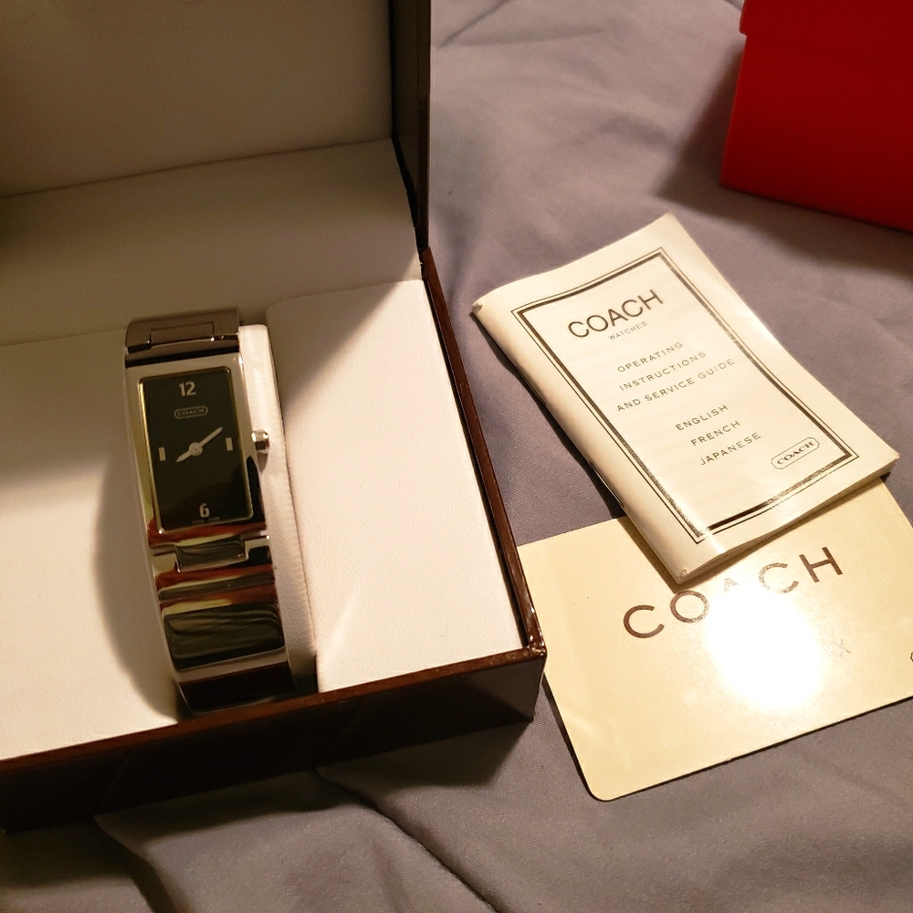 Never worn, new coach watch